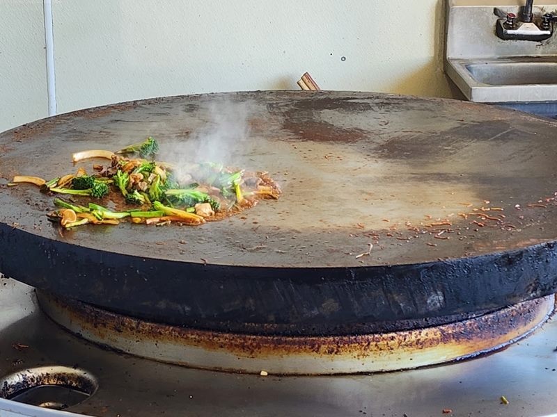 Silver Garden & Mongolian BBQ food
